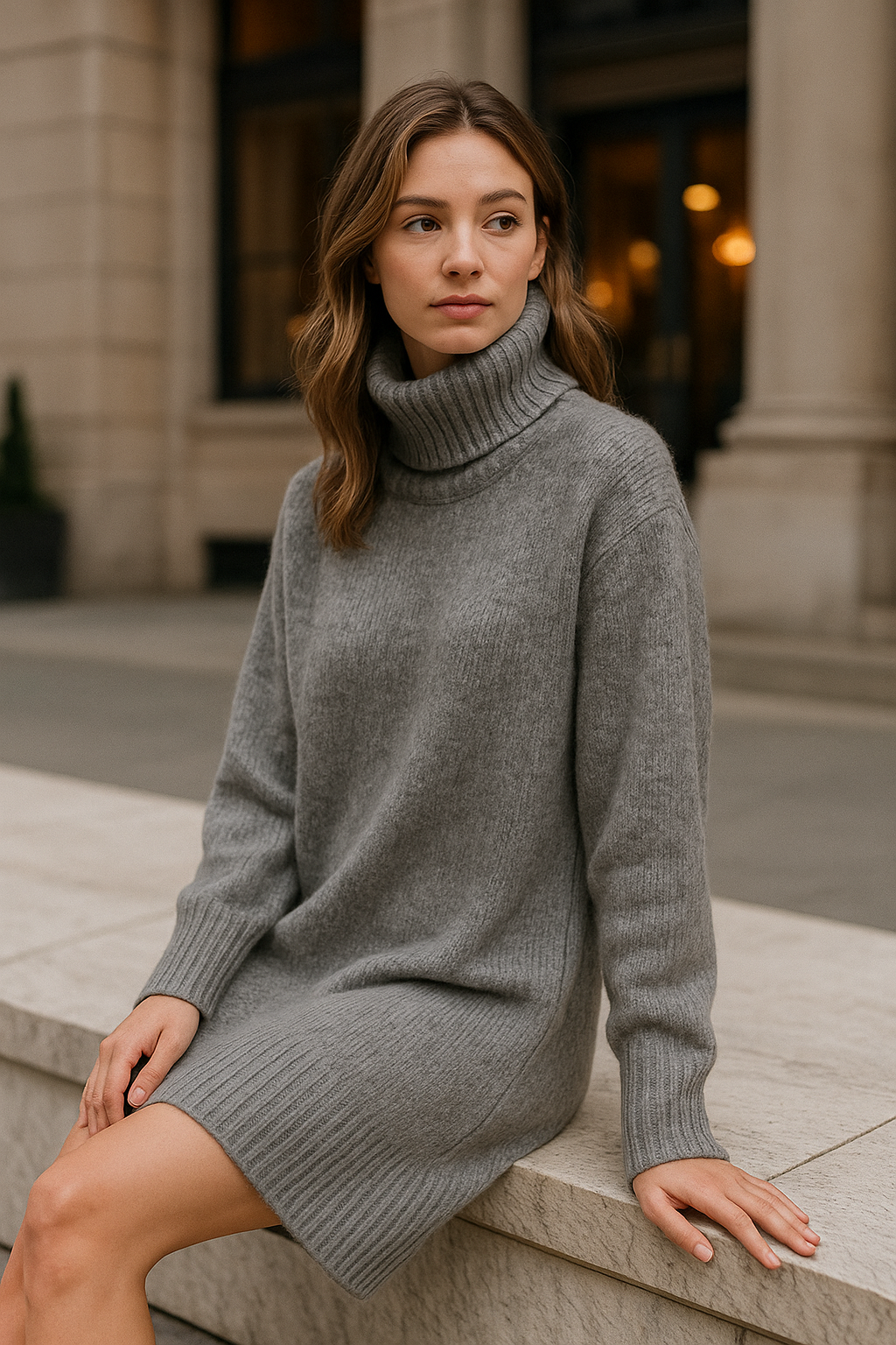 The Luxe Wool Coat - Camel Brown (Copy)