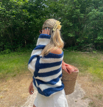 Fidelis | Striped Off-Shoulder Sweater