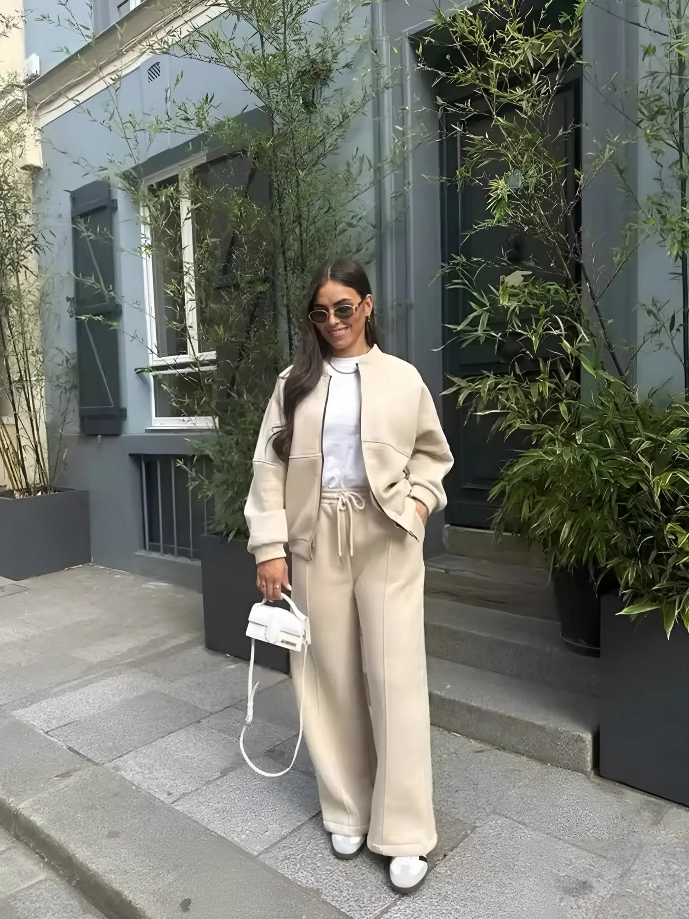 Nyssa | Oversized Zip-Up Lounge Set