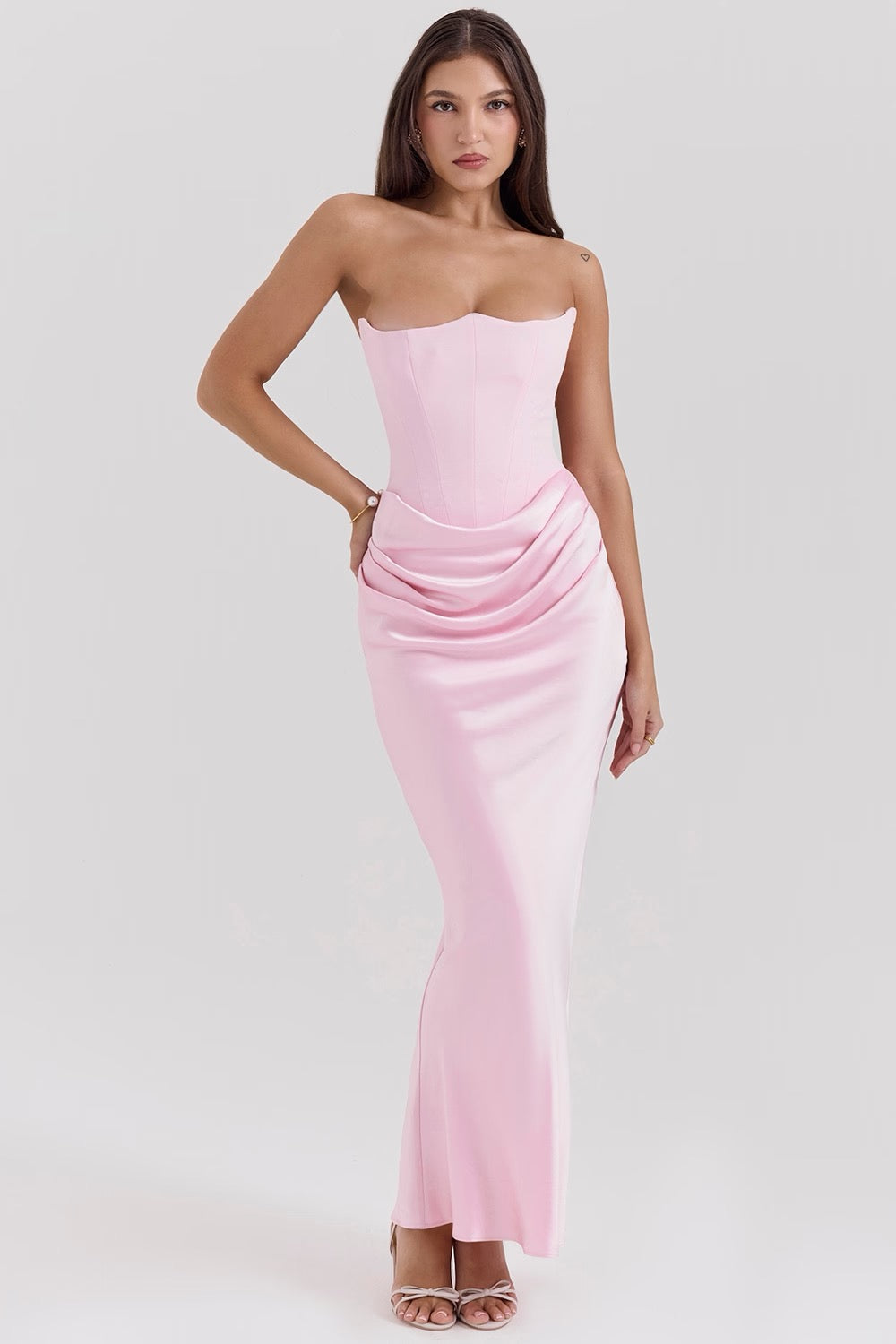 Eden | Polished Satin Dress