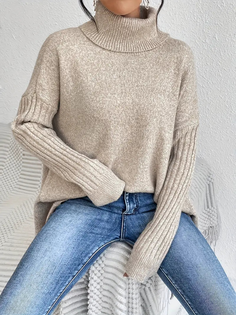 LONG TURTLENECK SWEATER