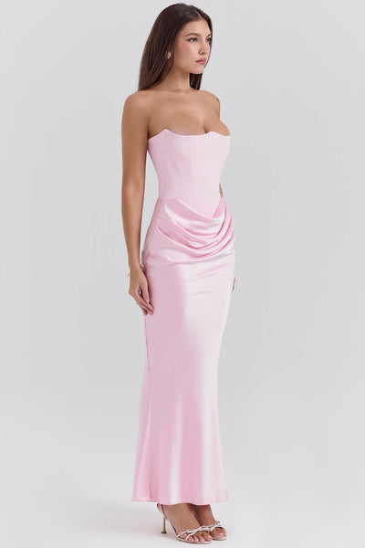 Eden | Polished Satin Dress