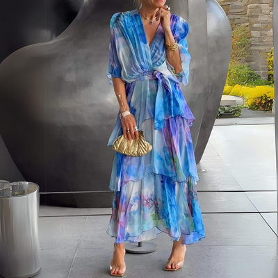 Rhiannon | Dreamy Watercolor Dress