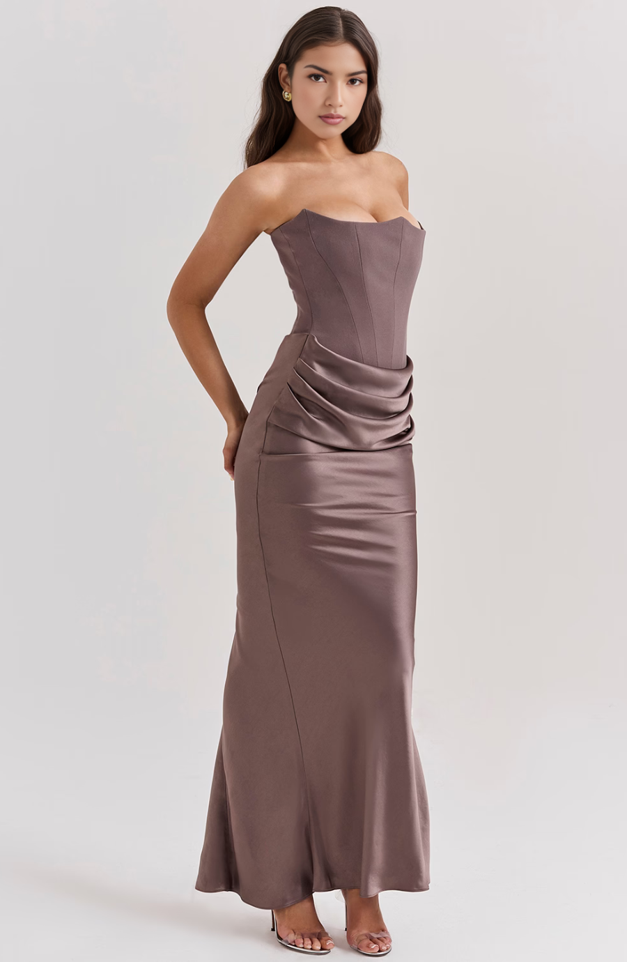 Eden | Polished Satin Dress