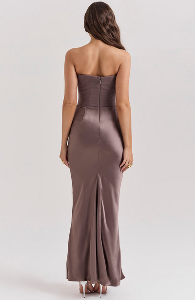 Eden | Polished Satin Dress