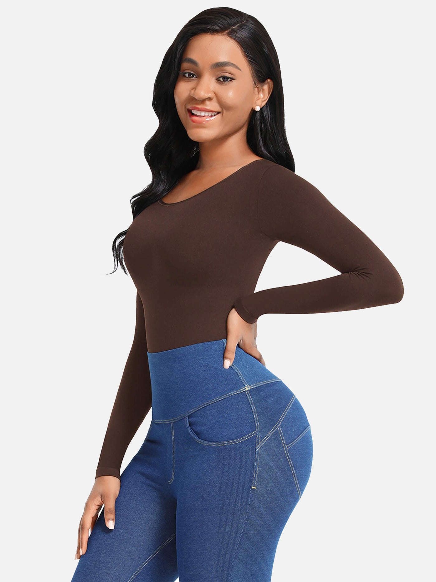 Long Sleeve Bodysuit Shaping Underwear