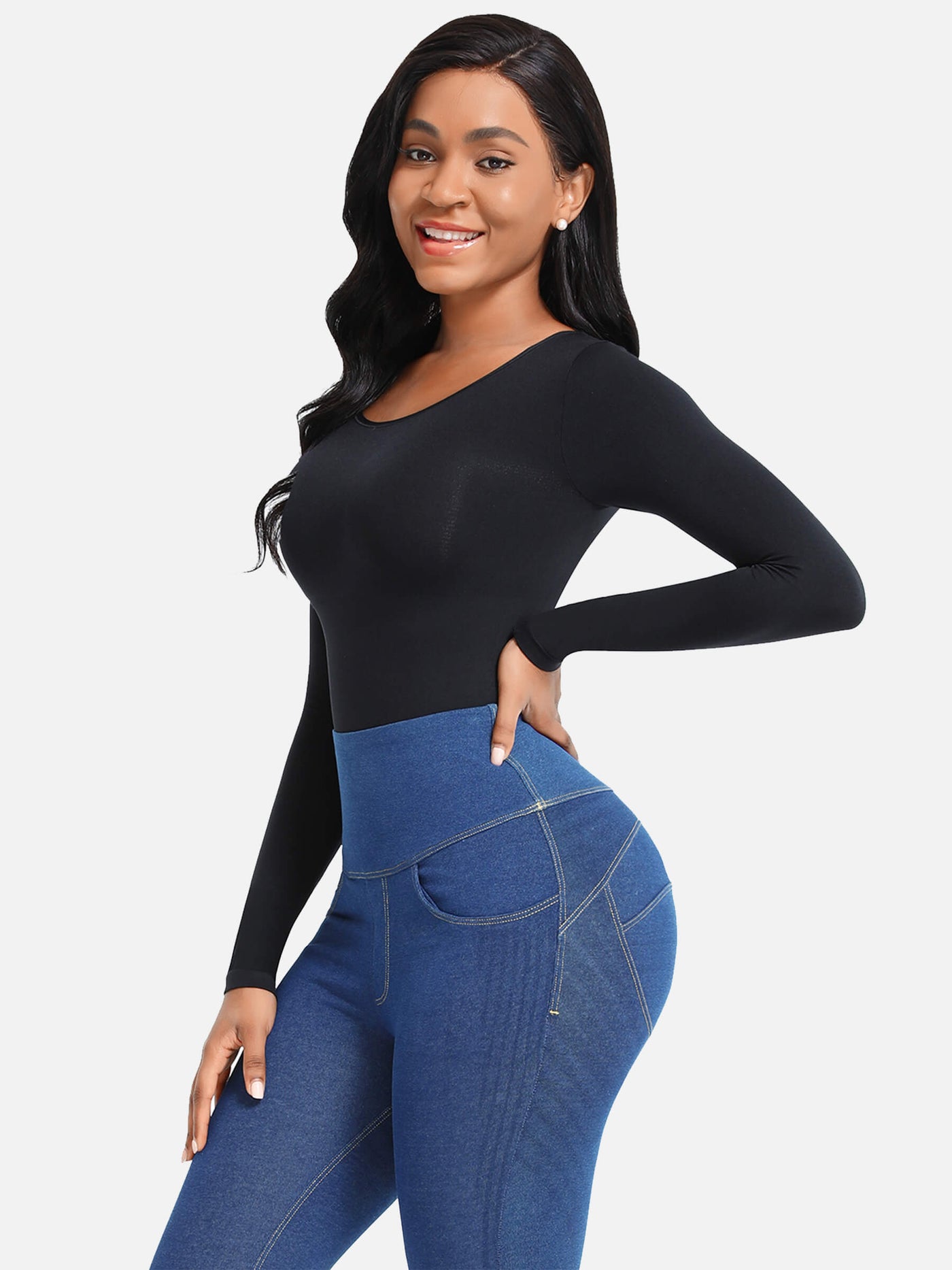 Long Sleeve Bodysuit Shaping Underwear