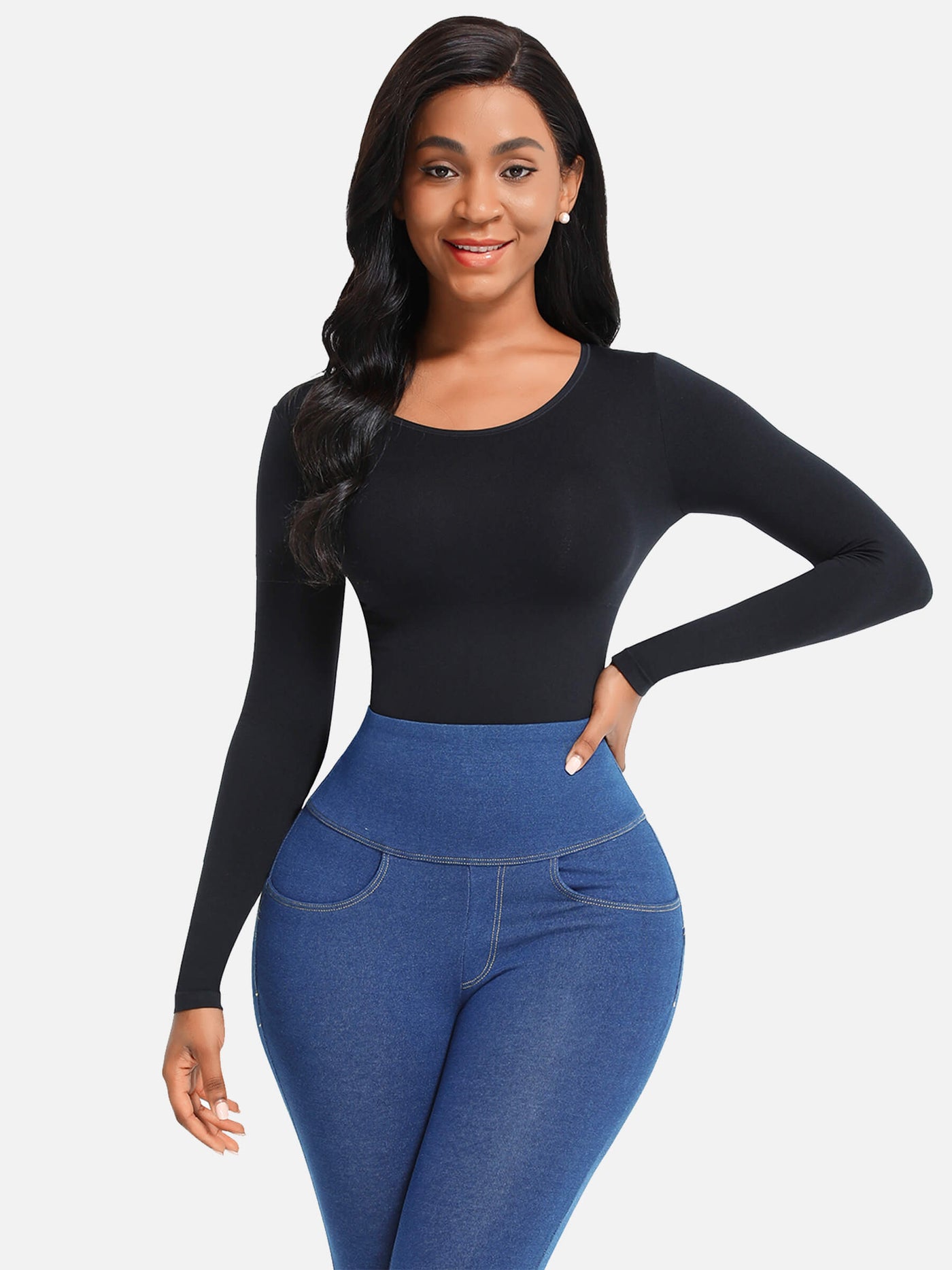 Long Sleeve Bodysuit Shaping Underwear