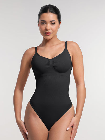 Sculpting Padded Bra Thong Bodysuit