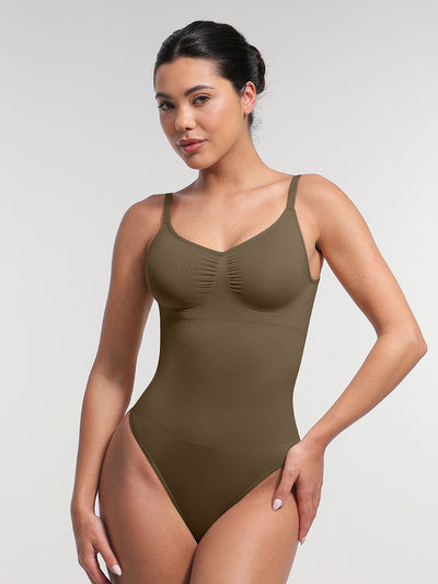 Sculpting Padded Bra Thong Bodysuit