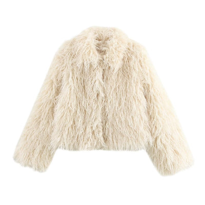 Majwen | Faux Fur Shaggy Jacket