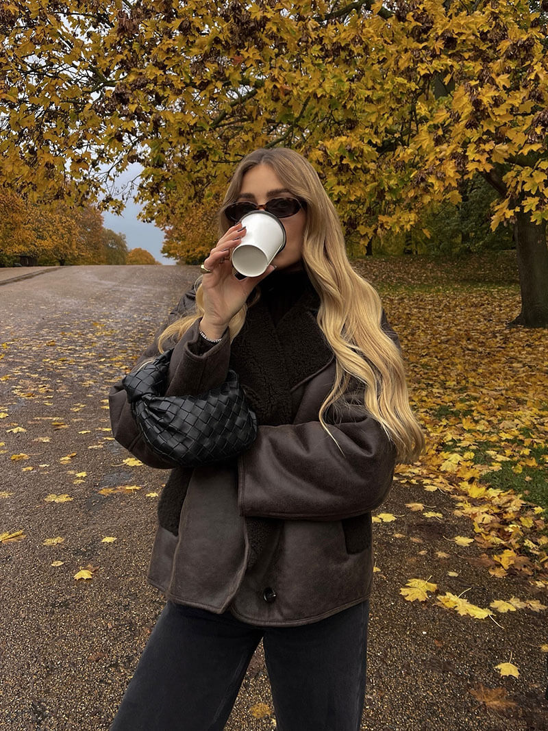 Morgana | Oversized Shearling Jacket