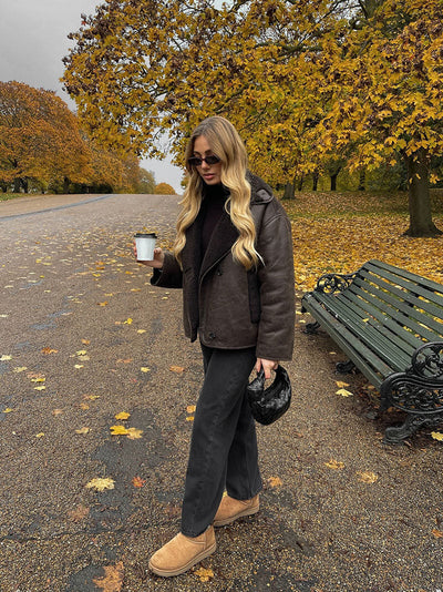 Morgana | Oversized Shearling Jacket