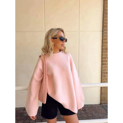 Cozy Comfortable Pink Sweater
