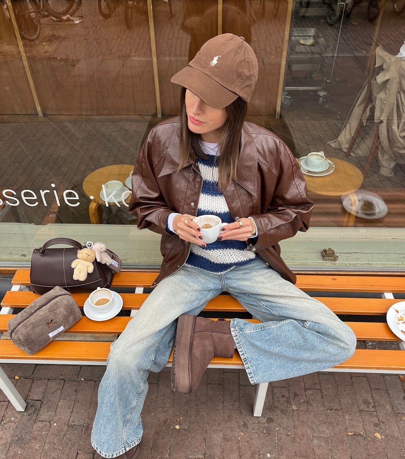 Fidelis | Striped Off-Shoulder Sweater